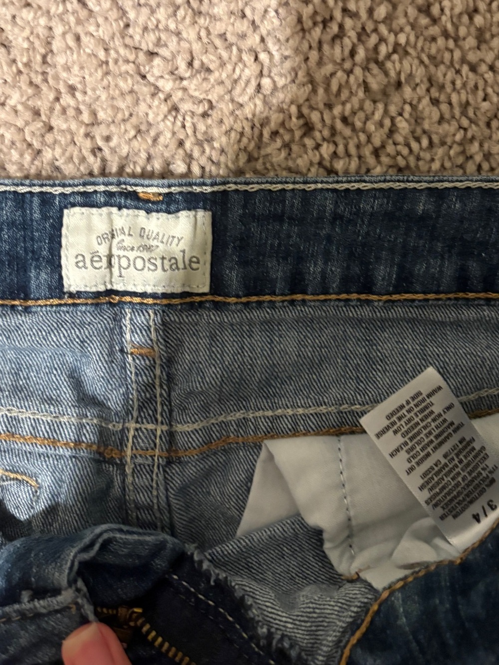 Aeropostale  Light Wash Denim mini shorts